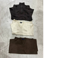 Set of three wide-collar sweaters