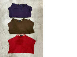Set of three wide-collar sweaters