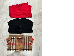 Set of three wide-collar sweaters