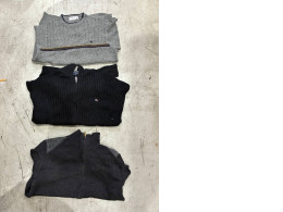 Set of three zipped sweaters