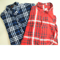 Set of 2 long sleeve check shirts