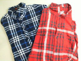 Set of 2 long sleeve check shirts Set of 2 long sleeve check shirts