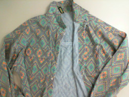 Green button-down jacket