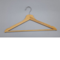Wooden clothes hangers