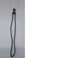 hands-free neck magnifier designed to assist with reading and crafts.