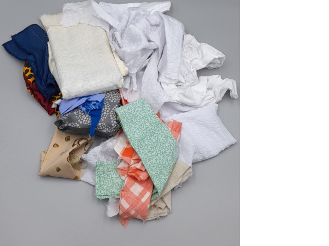 Set of 12 Fabric scraps Set of 12 Fabric scraps