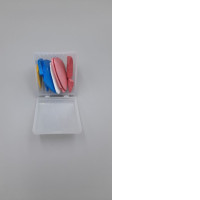 Set of 7 multi-colored tailor's chalk used for marking fabric during sewing and tailoring projects. 