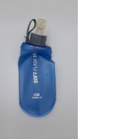 Decathlon Kalenji running flask is a 250ml lightweight, collapsible bottle designed for hydration while running. 