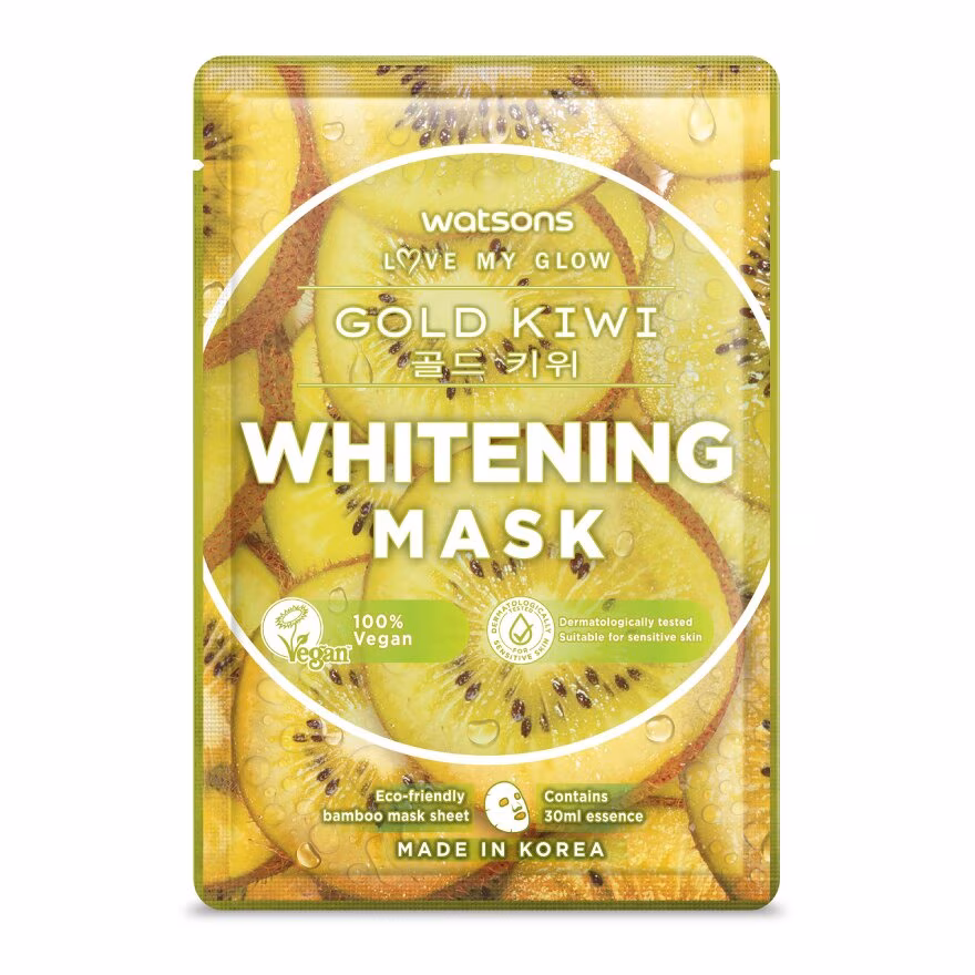 Set of 2 WATSONS Gold Kiwi Whitening Mask 