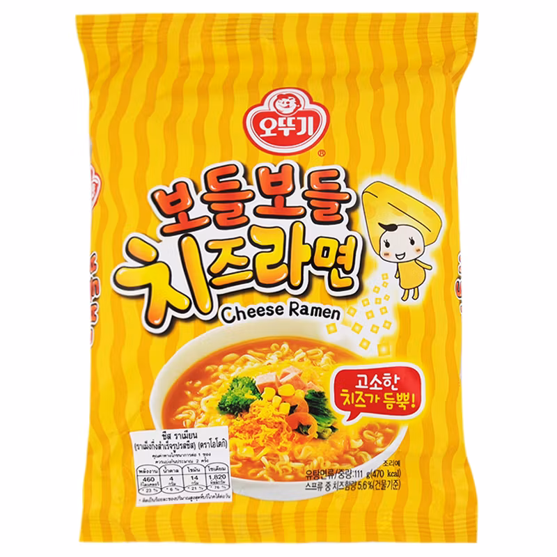 Set of 4  Ottogi Cheese Ramen 111g.