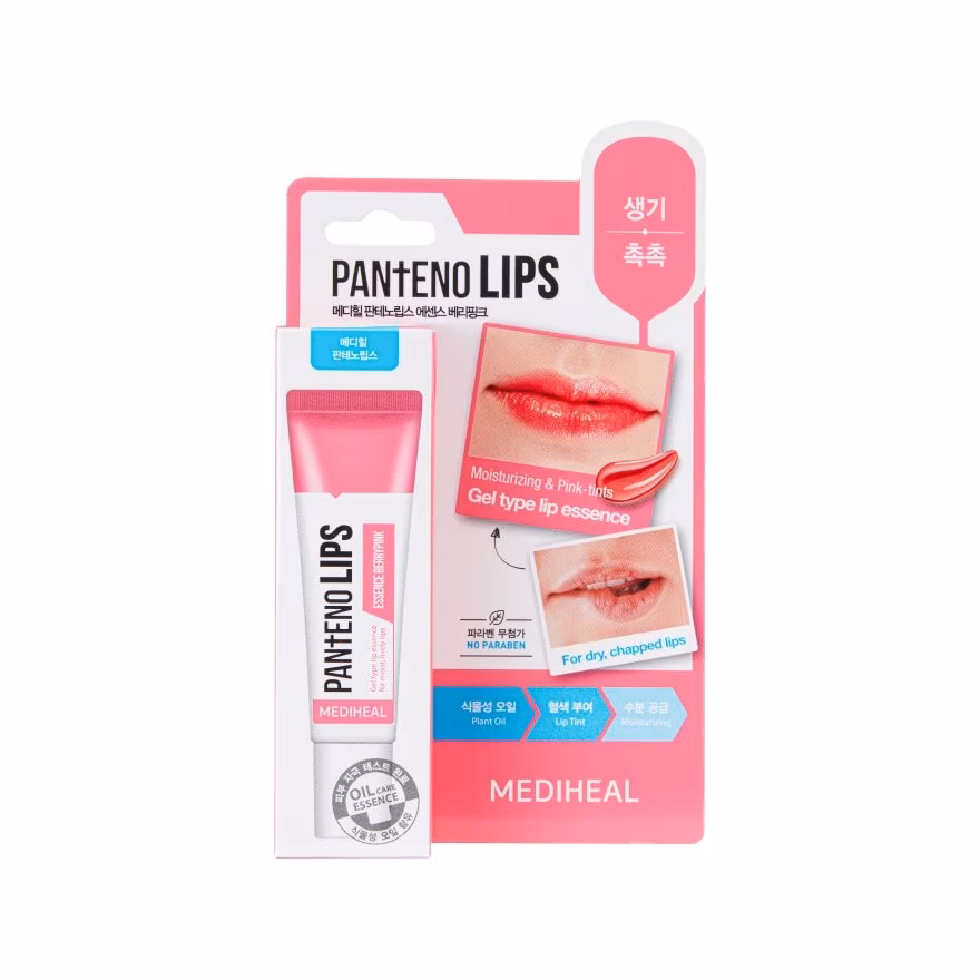 Mediheal Panteno Lips Essence Berry Pink 10 ml. Lip Gel, nourishes and moisturizes lips.