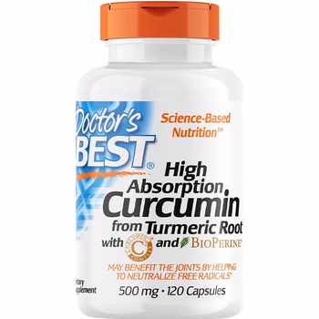 Doctor's Best High Absorption Curcumin C3 Complex + Bioperine 500 mg
