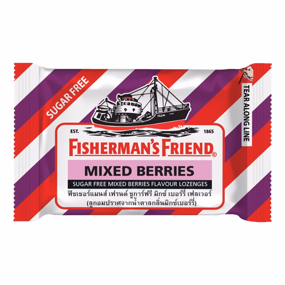 Fisherman'S Sugarfree Mixed Berries 25 G. Fisherman'S Sugarfree Mixed Berries 25 G.
